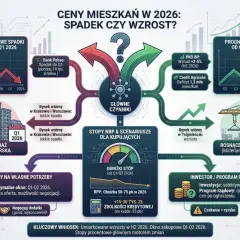 Prognozy cen mieszkań w Polsce na 2026: spadki lub wzrosty. Kluczowe czynniki i scenariusze dla kupujących.
