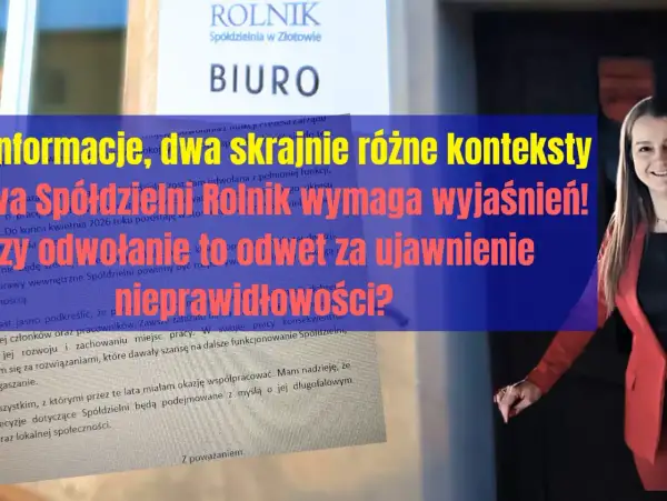 Informacje o spółdzielni Rolnik w Złotowie. Gdzie zgłosić nieprawidłowości w spółdzielni mieszkaniowej?